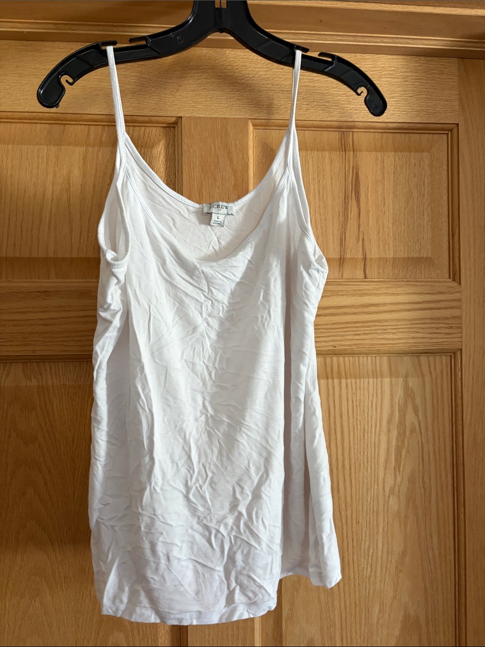 J. Crew White Spaghetti Strap Camisole
